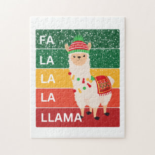 FA LA LA LA LLAMA PUZZLE