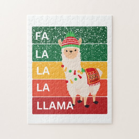 FA LA LA LA LLAMA PUZZLE (Vertikal)