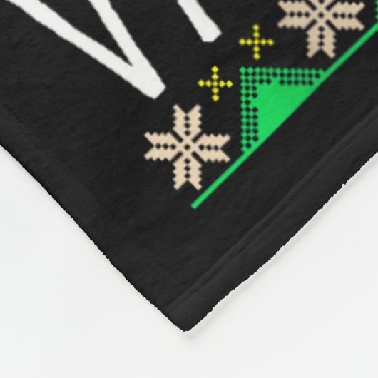 Fa-la-la-la Valhalla-la Viking God Ugly Christmas  Fleecedecke (Ecke)