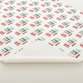 FA LA LA LA VIBES PATTERN SHERPADECKE (3/4)