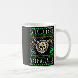Fa-la-la-la Walhalla-la Wikinger Gott Hässliches W Kaffeetasse