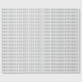 Fa la la la Weihnachtscarte niedlich schwarz Geschenkpapier (Flach)