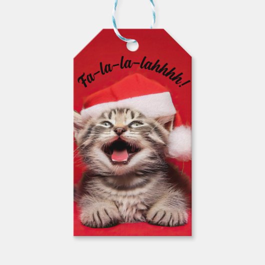 Fa-la-la-lalahhhh! Geschenkanhänger (Vorderseite)