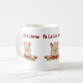 Fa-La-La-Lama Kaffeetasse (Vorderseite Links)