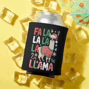 Fa La La Lama Lustiger Lama Weihnachten Tierliebha Dosenkühler