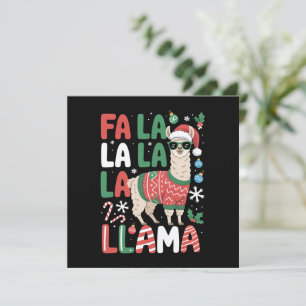 Fa La La Lama Lustiges Lama Weihnachten Tierliebha