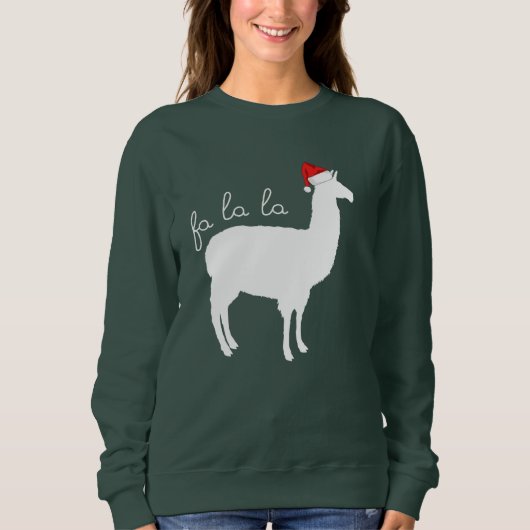 Fa-La-La-Lama Sweatshirt (Vorderseite)