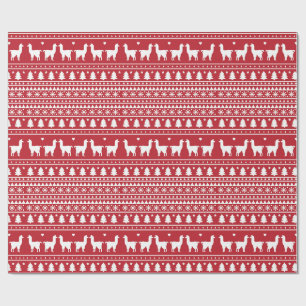 Fa-La-La Lama Weihnachtspapier Geschenkpapier