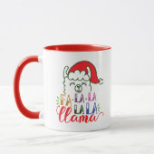 Fa-La-La-Lama-WeihnachtsTasse Tasse (Links)