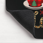 Fa La La Latte Funny Christmas Liebhaber Mousepad (Ecke)