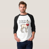 Fa La La Llama Funny Christmas Shirt (Vorne ganz)