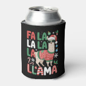 Fa La La Llama Funny Llama Christmas Animal Lover Dosenkühler (Kanne Vorderseite)