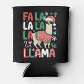Fa La La Llama Funny Llama Christmas Animal Lover Dosenkühler (Vorderseite)