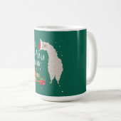 Fa La La Llama Shirt - Llama Christmas Kaffeetasse (VorderseiteRechts)