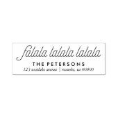 Fa La La Merry Christmas Permastempel (Design)