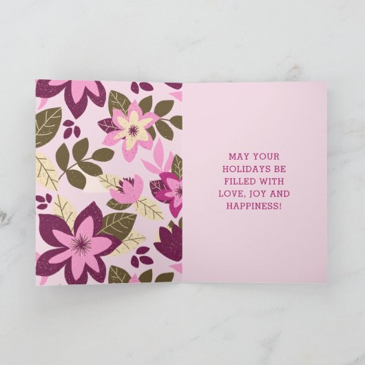 Fa La La Modern Botanische Weihnachten (Innenseite)