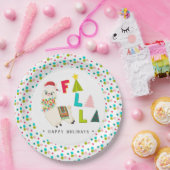 FA LA LA niedlich Lama Moderne Festspielkinder Pappteller (Party)