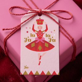 Fa La La Nussknacker-Ballett Rosa Mädchen-Weihnach Geschenkanhänger