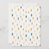 Fa la la | Pastellfarbe | Weihnachts-Party Einladung (Rückseite)