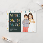 Fa La La | Pastellfarben | Fotokarten für den Urla Karte (Vorderseite/Rückseite Beispiel)