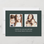 Fa La La | Pastellfarben | Urlaub 3 Fotokarten Karte (Rückseite)