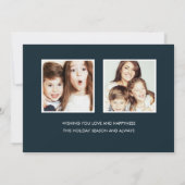 Fa La La | Pastellfarben | Urlaub 3 Fotokarten Karte (Rückseite)