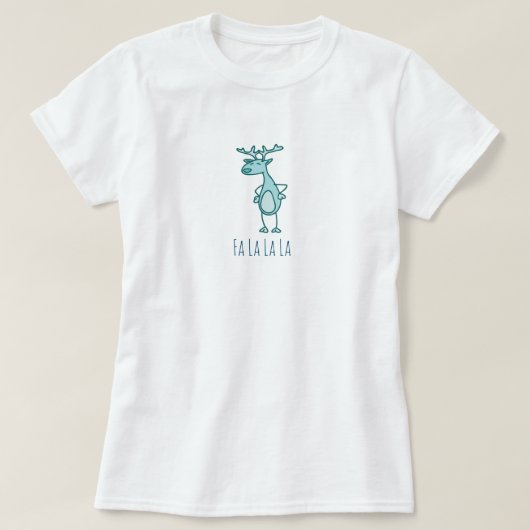 Fa La La Rentier Basic T-Shirt (Design vorne)