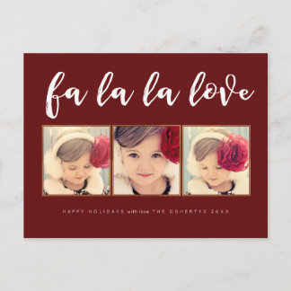 Fa La Liebe Weihnachten 3 Foto Gruß Postkarte
