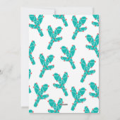 Fa la Llama Feliz Navidad Party Einladung (Rückseite)