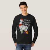 Fa La Llama Funny Christmas T-Shirt (Vorne ganz)