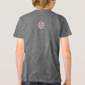 Fa La Llama | Gemütlicher warmer Winter Llama Weih Tri-Blend Shirt (Rückseite)