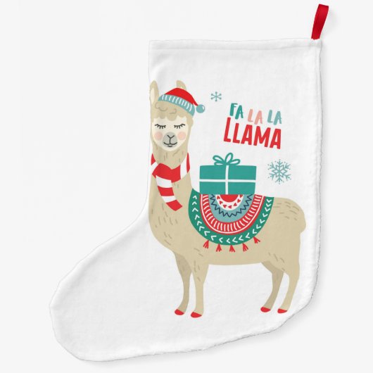 Fa La Llama Großer Weihnachtsstrumpf (Rückseite)