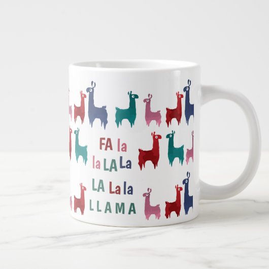 Fa La Llama Jumbo Tasse (Rechts)
