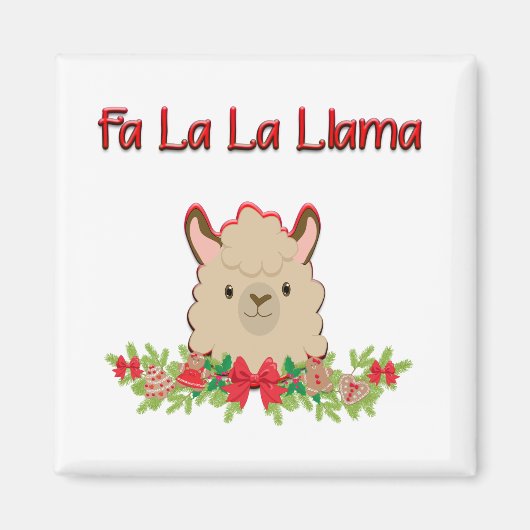 Fa La Llama Magnet (Vorne)