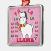 Fa La Llama Ornament - Baby Es ist kalt draußen Aus Metall (Links)