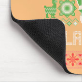 Fa La Llama Shirt - Ugly Christmas Sweater Llam Mousepad (Ecke)
