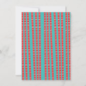 Fa la Llama Ugly Christmas Sweater Party Einladung (Rückseite)