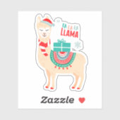 Fa La Llama | Weihnachten Aufkleber (Blatt)