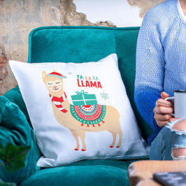 Fa La Llama | Weihnachten Kissen