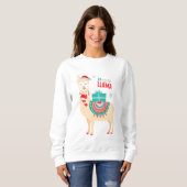 Fa La Llama | Weihnachten Sweatshirt (Vorne ganz)