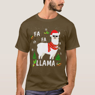FA LA LLAMA Weihnachten Weihnachten Weihnachten We T-Shirt