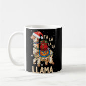 Fa La Llama Weihnachts-Shirt Weihnachtslama Kaffeetasse (Links)