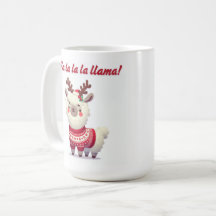 Fa La Llama Weihnachtsfeier Tasse - Fun Holiday Ge