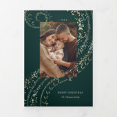 Fa La Magical Christmas Carol Foto Gallery Dreifach Gefaltete Urlaubskarte (Cover)