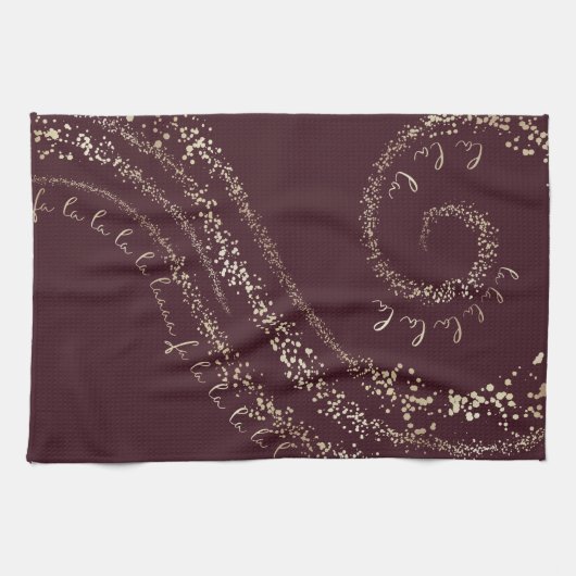 Fa La Magical Gold Sparkle Geschirrtuch (Horizontal)