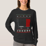 Fa La Mathematics Graph Christmas Ugly Sweater T-Shirt<br><div class="desc">Fa La Mathematics Graph Christmas Ugly Sweater</div>