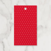 Fa la niedlich personalisiert Frohe Weihnachtsfeie Geschenkanhänger (Rückseite)