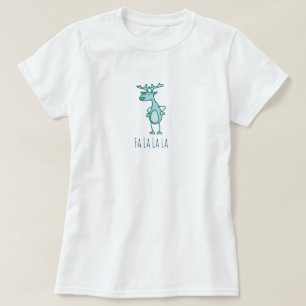 Fa La Reindeer Basic TShirt