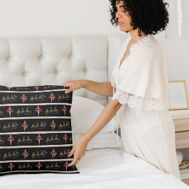 Fa La Stripe Christmas Nutcracker Ballerina Kissen