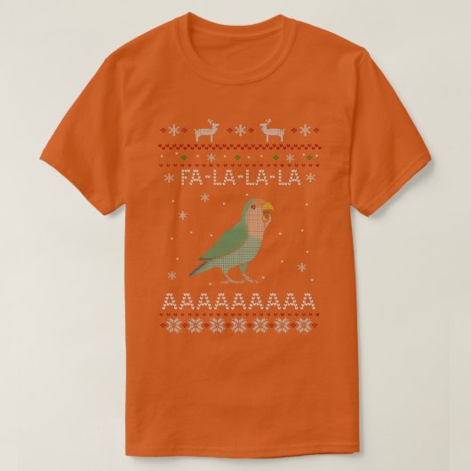 FA LA Ugly Christmas Dutch Blue Lovebird T-Shirt (Design vorne)